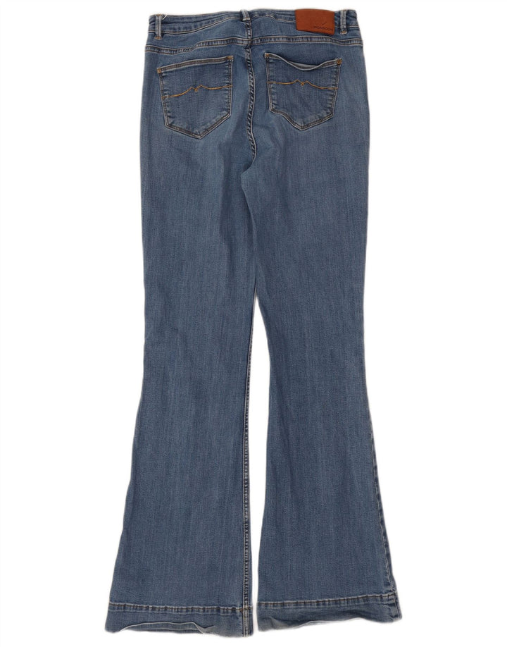 Damskie jeansy rozkloszowane Monsoon UK 12 Medium W30 L31 Niebieskie bawełniane