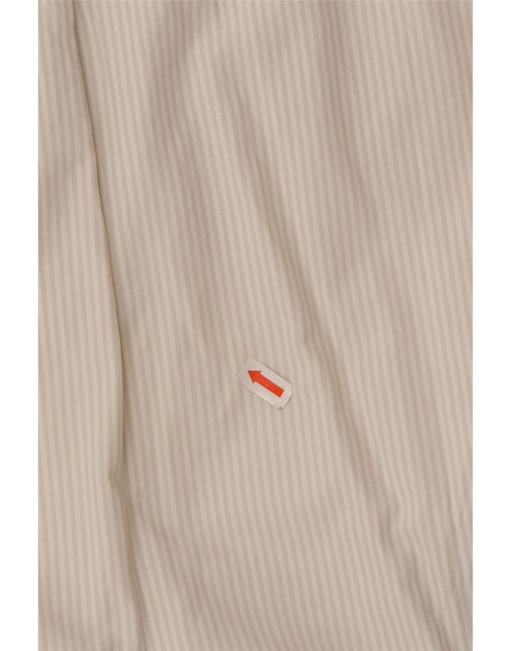 Koszula męska J. Crew, duża, biała, bawełniana w prążki