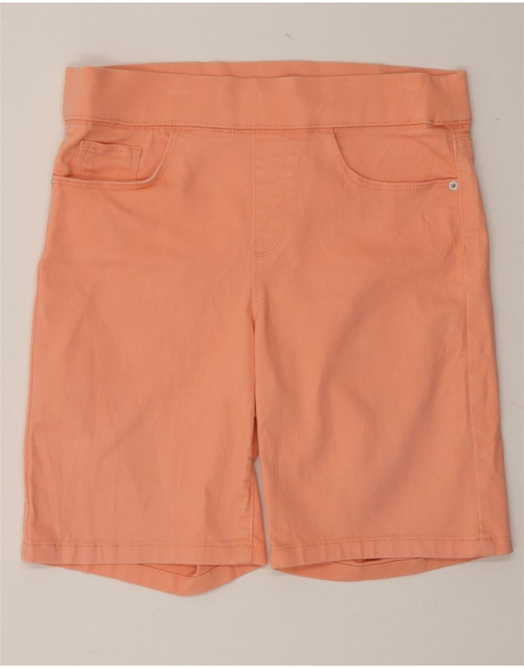DKNY Womens Casual Shorts UK 14 Medium W32  Orange Cotton Vintage Dkny and Second-Hand Dkny from Messina Hembry 