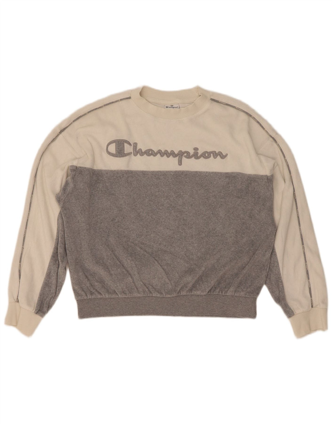 Damska bluza z grafiką Champion UK 14 w kolorze średniobiałym
