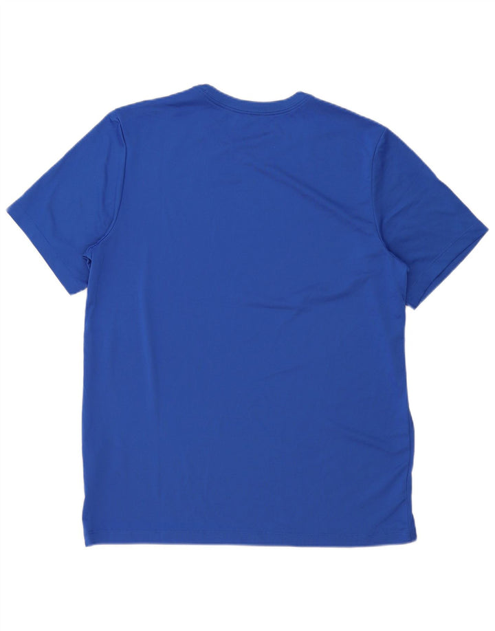 Męski T-shirt Nike Dri Fit, duży, niebieski, poliester