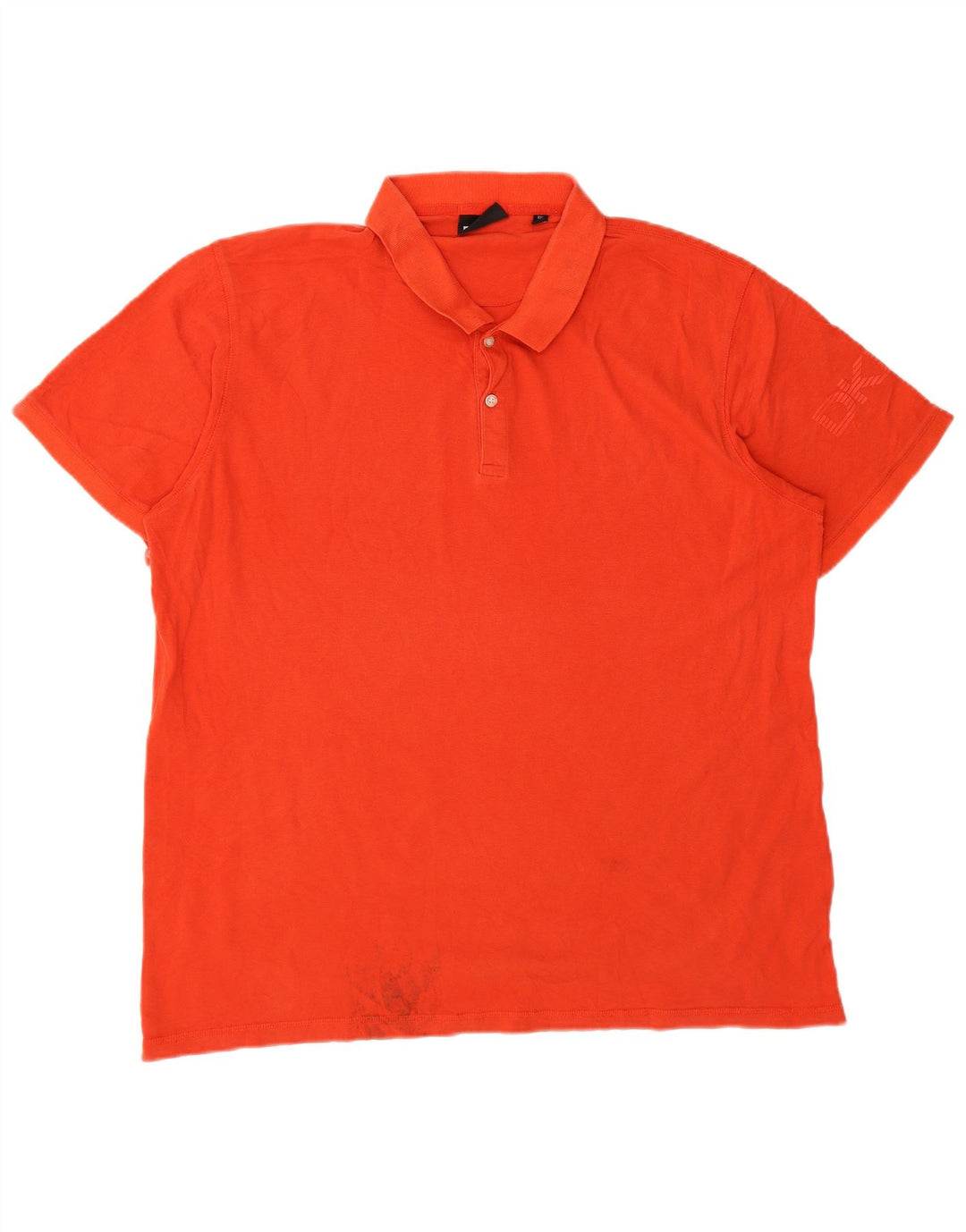 Męska koszulka polo DKNY z grafiką, 2XL, pomarańczowa, bawełniana