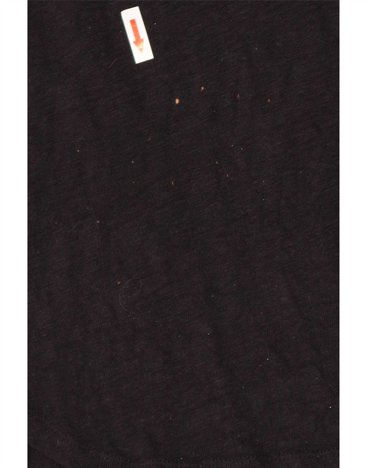 Top damski Zara z rękawem 3/4 UK 10, mały, czarny
