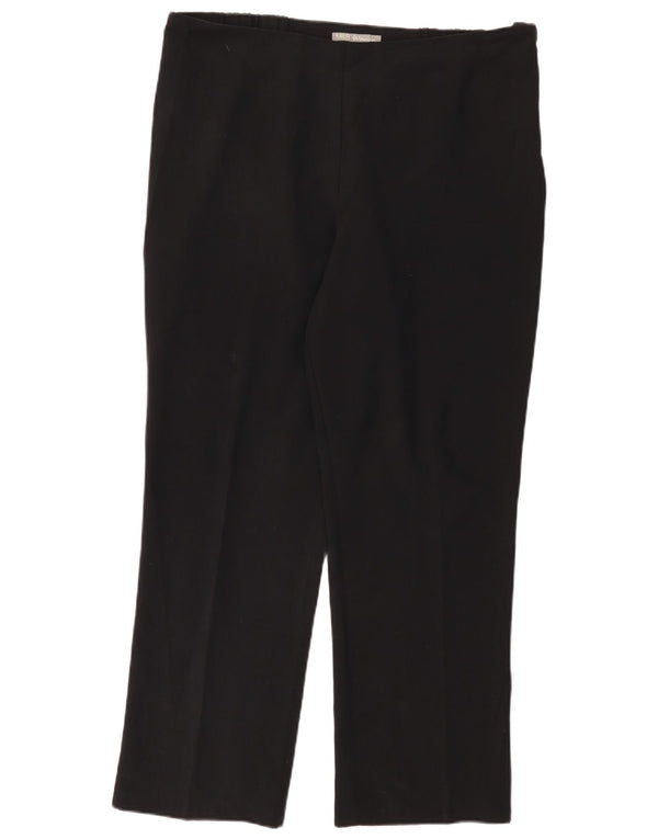Marks & Spencer Damskie proste spodnie codzienne UK 18 XL W38 L29 Czarne