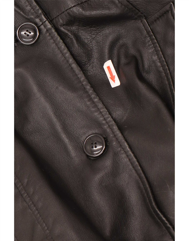 Damski trencz Gipsy UK 18 XL, czarna skóra