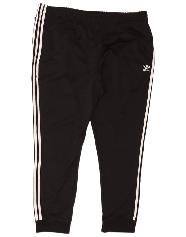 Adidas Męskie spodnie dresowe Joggery 3XL Czarny poliester