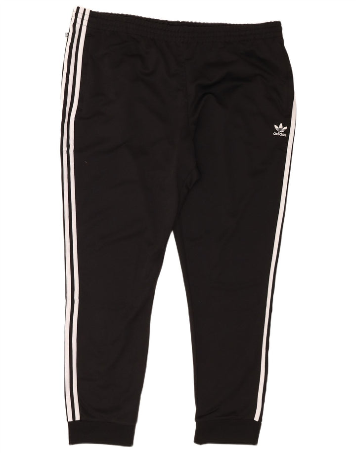 Adidas Męskie spodnie dresowe Joggery 3XL Czarny poliester