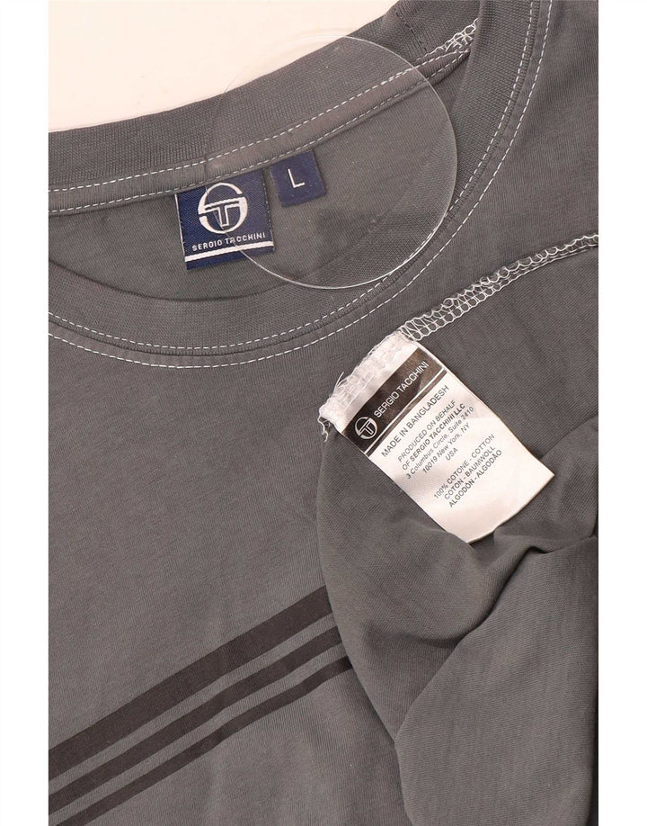 T-shirt damski Sergio Tacchini Top UK 14, duży, szary