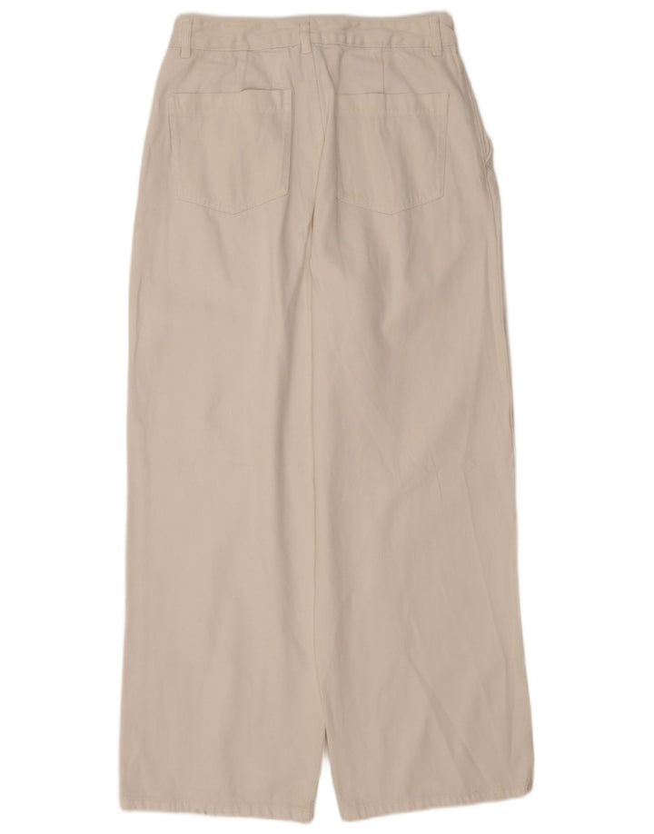 Spodnie damskie Massimo Dutti Pegged Chino EU 40 Medium W30 L30 Białe