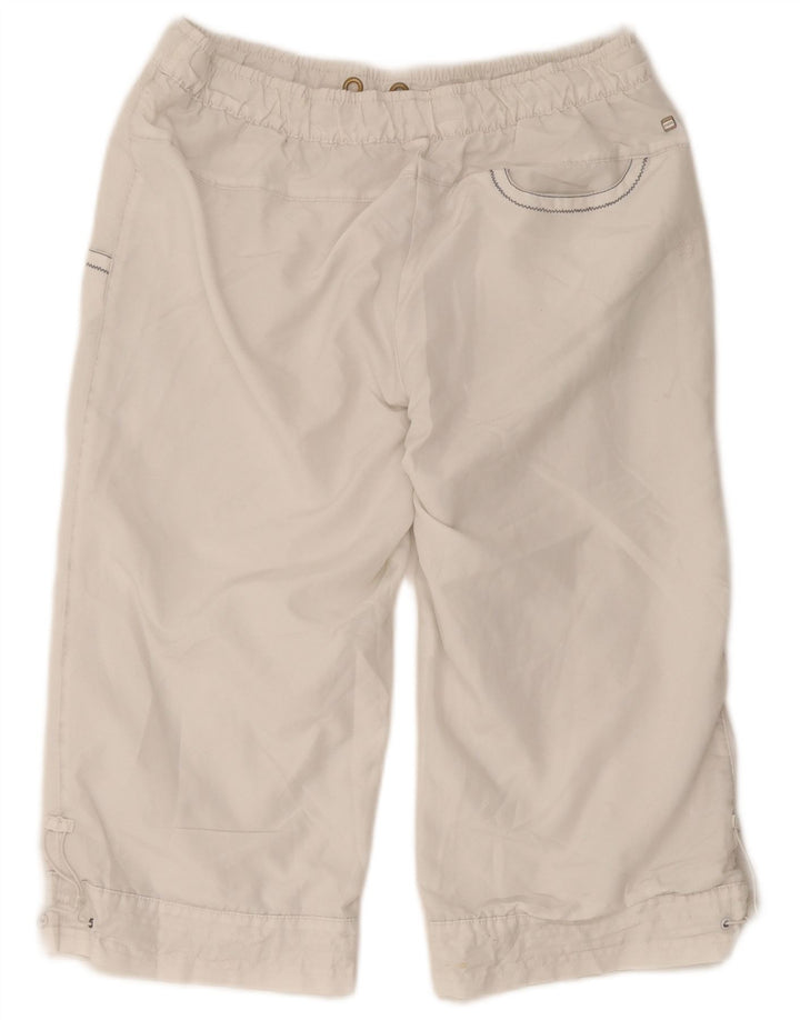 Damskie spodenki sportowe Puma Bermudy UK 10 Małe, białe nylonowe
