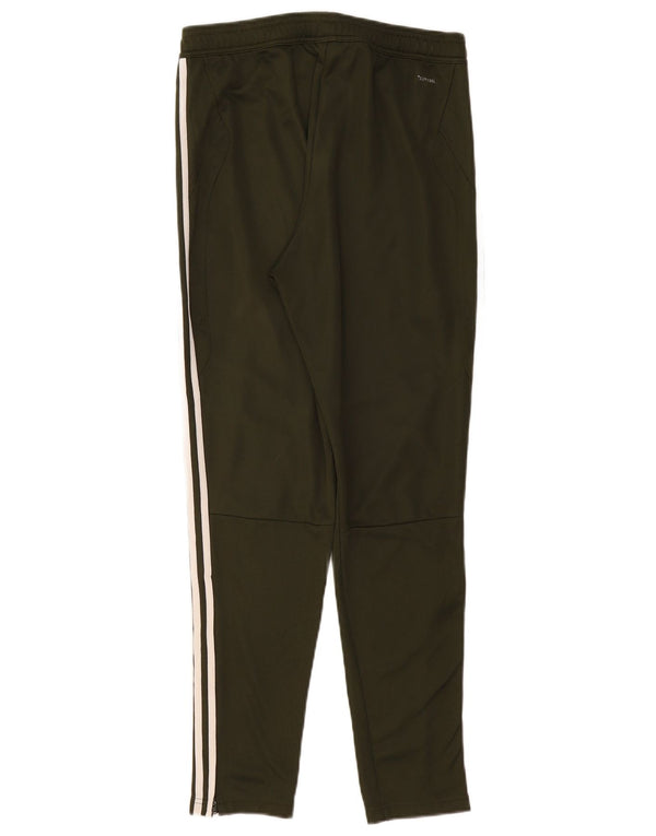 Męskie spodnie dresowe Adidas Climacool, średni khaki, poliester