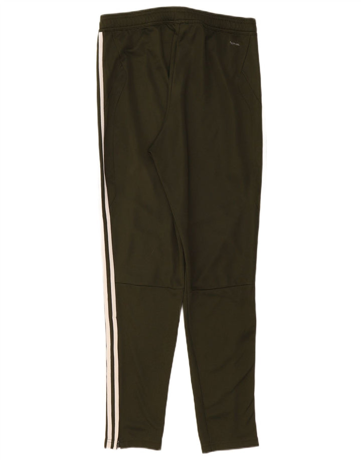 Męskie spodnie dresowe Adidas Climacool, średni khaki, poliester