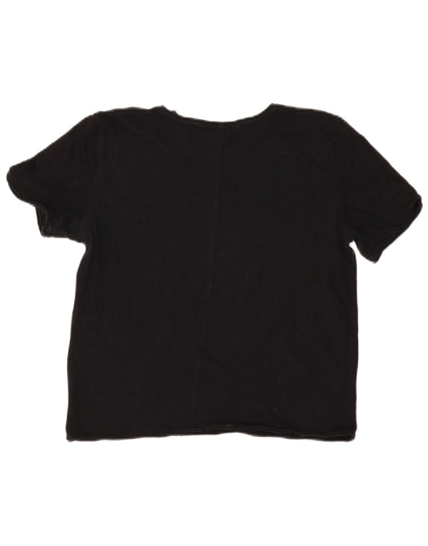 T-shirt damski Zara Top UK 12 Średni Czarny