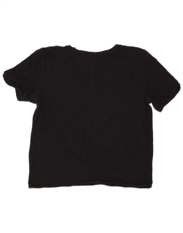 T-shirt damski Zara Top UK 12 Średni Czarny