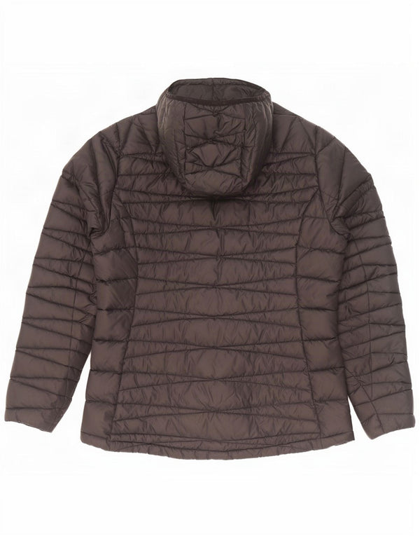 Mammut Womens Hooded Padded Jacket UK 16 Large Black