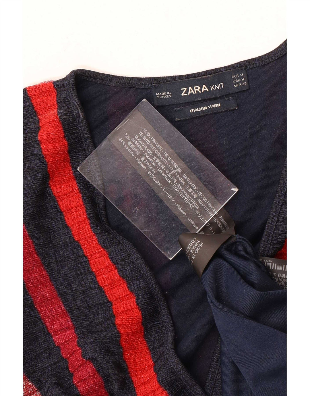 Damska sukienka maxi bez rękawów Zara UK 12 w średnie wielokolorowe paski