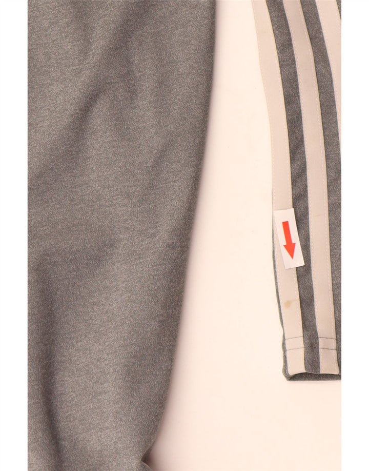 Damskie legginsy Adidas Climalite UK 12/14 Średni szary poliester