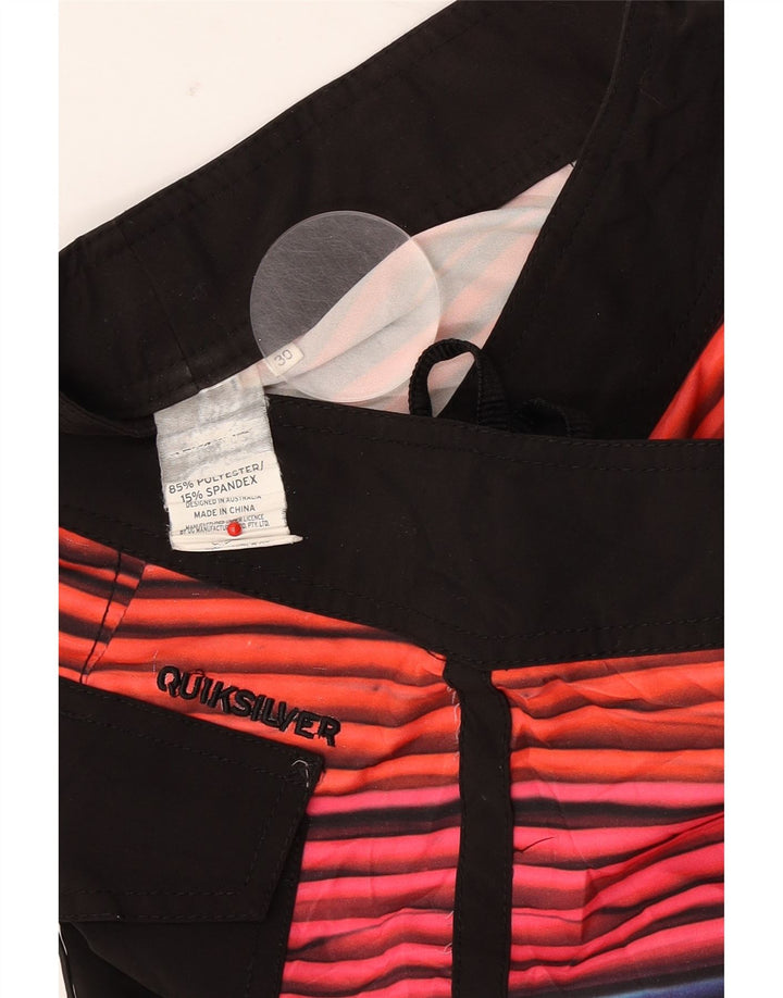 Męskie spodenki kąpielowe Quiksilver, poliester w wielokolorowe paski