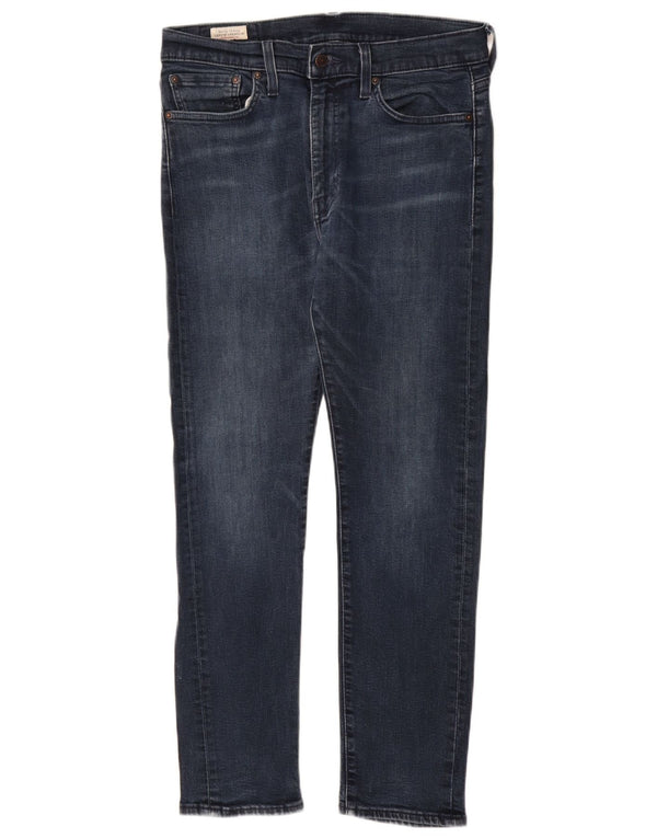 Męskie jeansy slim fit LEVI'S W33 L30 Granatowa bawełna