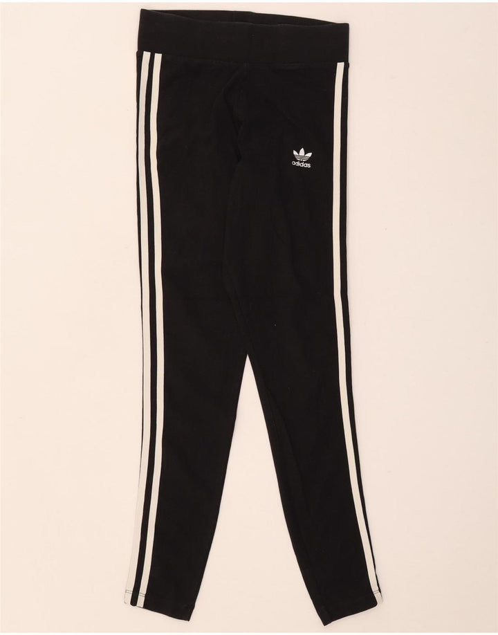 Legginsy Damskie Adidas UK 8 Małe Czarne Bawełniane