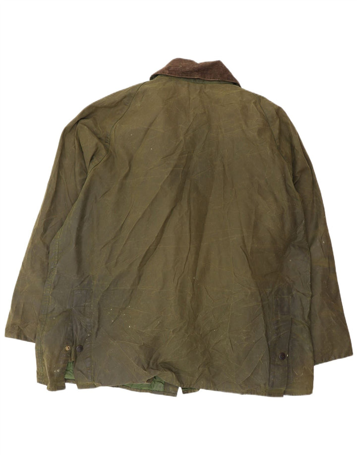 Męska kurtka Barbour z woskowanej bawełny UK 46 3XL, bawełna khaki