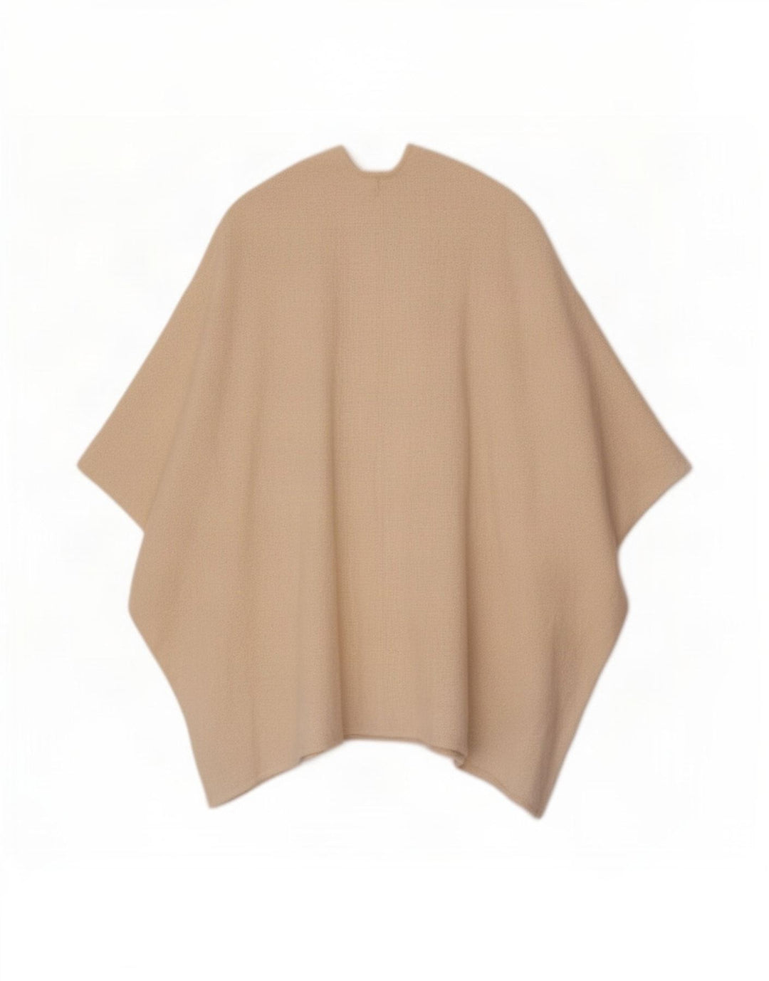 Marks & Spencer Damski sweter poncho w jednym rozmiarze, beżowy poliester