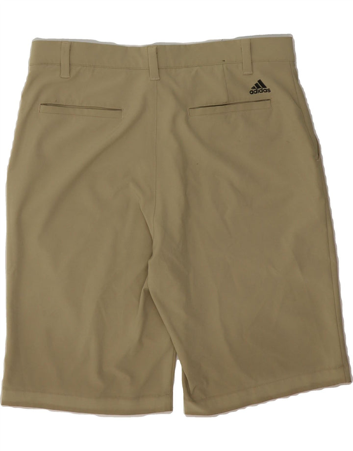 ADIDAS Mens Chino Shorts W32 Medium Green Polyester Vintage Adidas and Second-Hand Adidas from Messina Hembry 