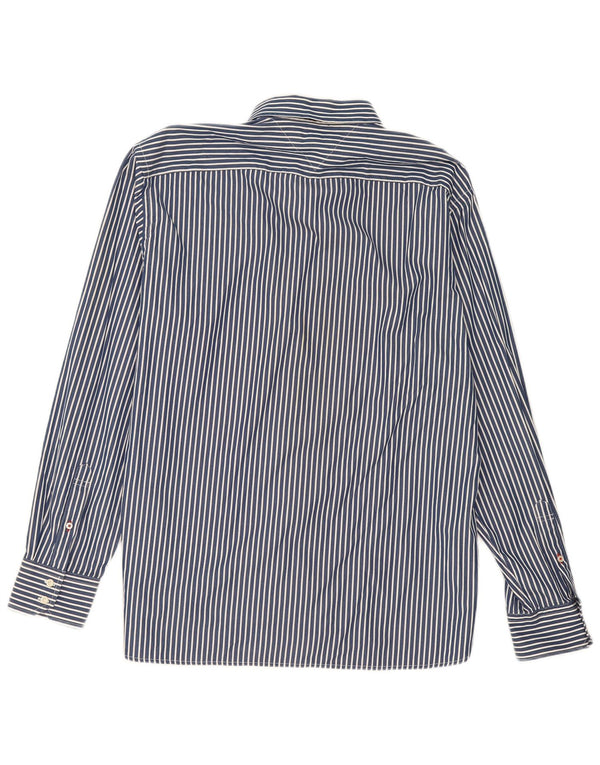 Koszula męska Tommy Hilfiger XL, bawełniana, granatowa w prążki