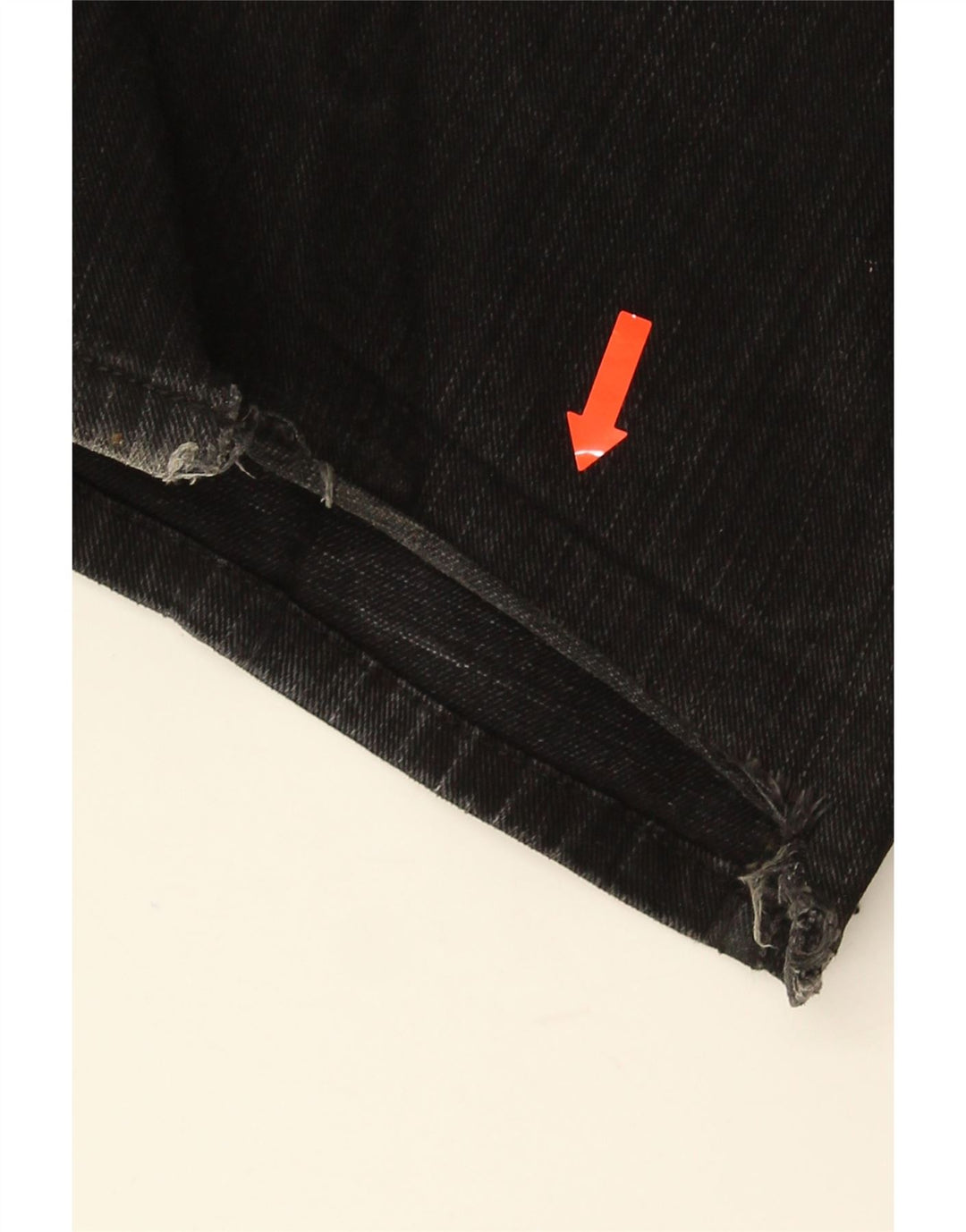 Męskie proste jeansy GUESS W36 L30, czarne, bawełniane