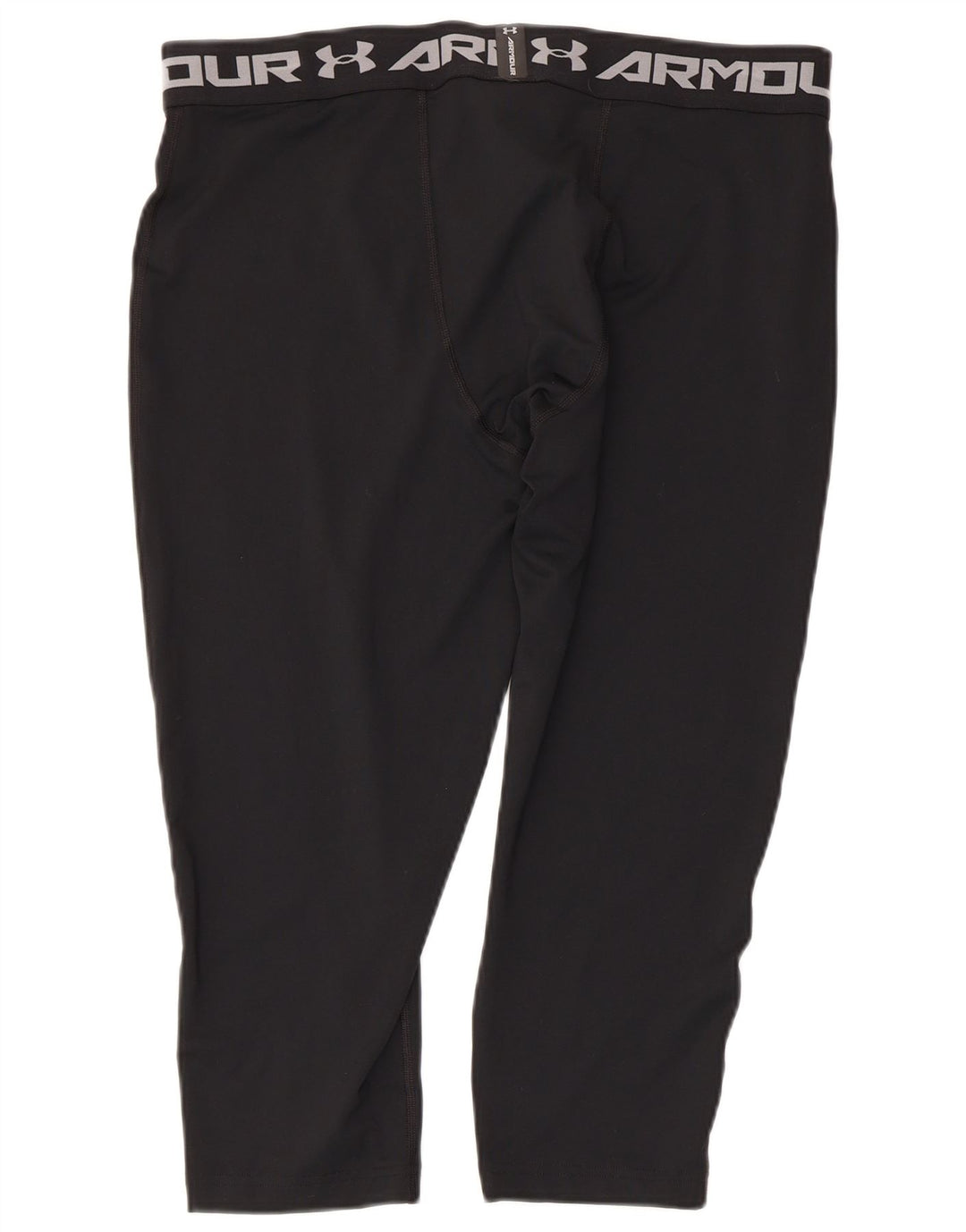 Męskie legginsy Capri Under Armour z grafiką, 2XL, czarny poliester