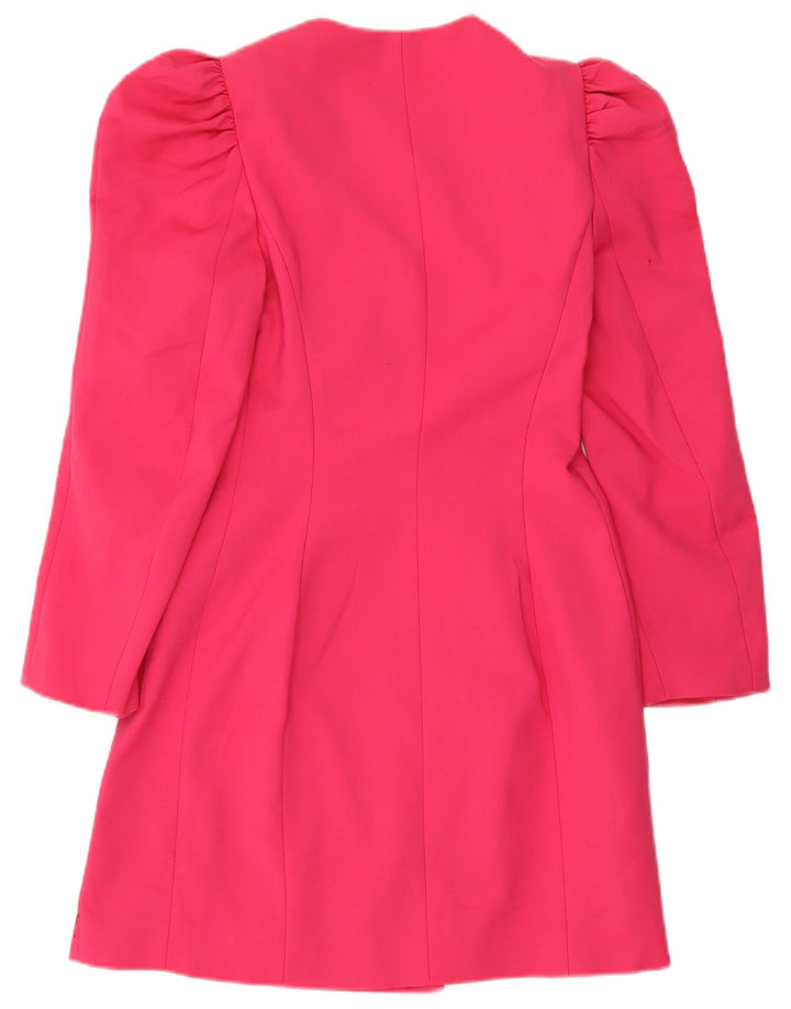 Płaszcz damski Zara UK 8 Small, różowy, bawełniany