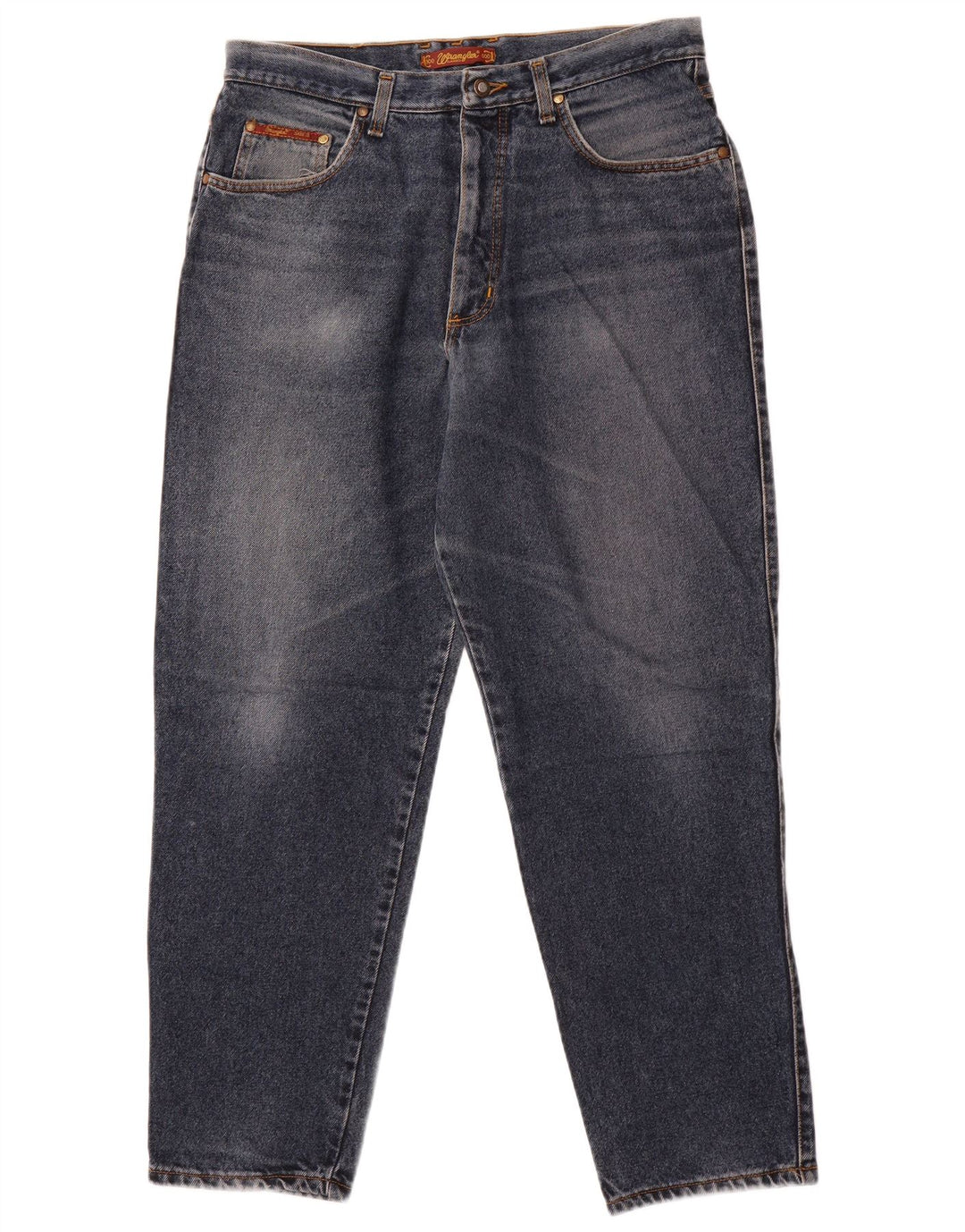 WRANGLER Womens High Rise Tapered Jeans W32 L29 Blue