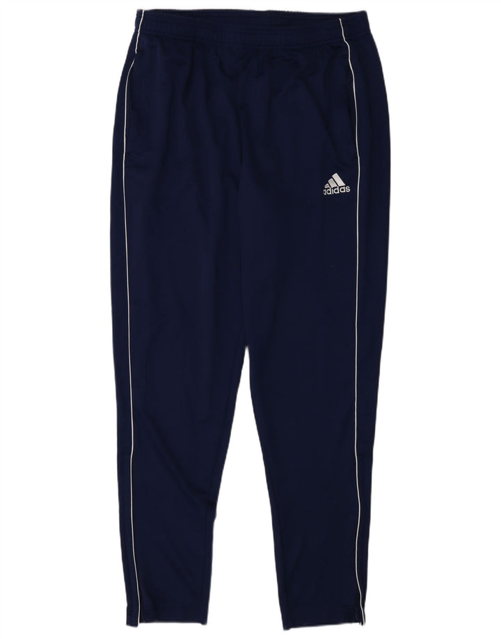 Męskie spodnie dresowe Adidas Aeroready XL granatowe, poliestrowe