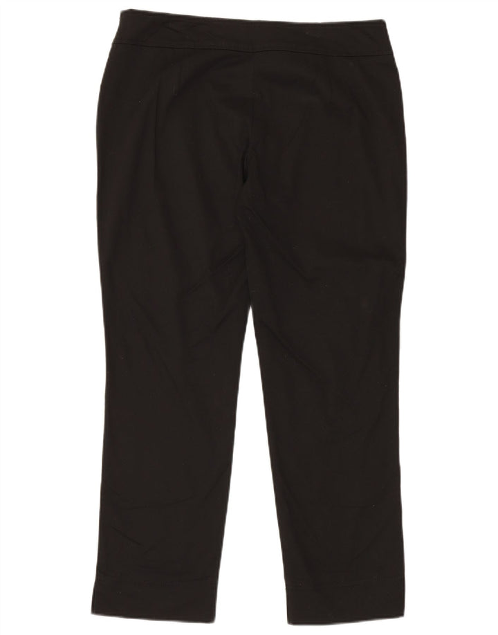 Damskie proste spodnie na co dzień ROCCOBAROCCO IT 46 Large W34 L26 Black