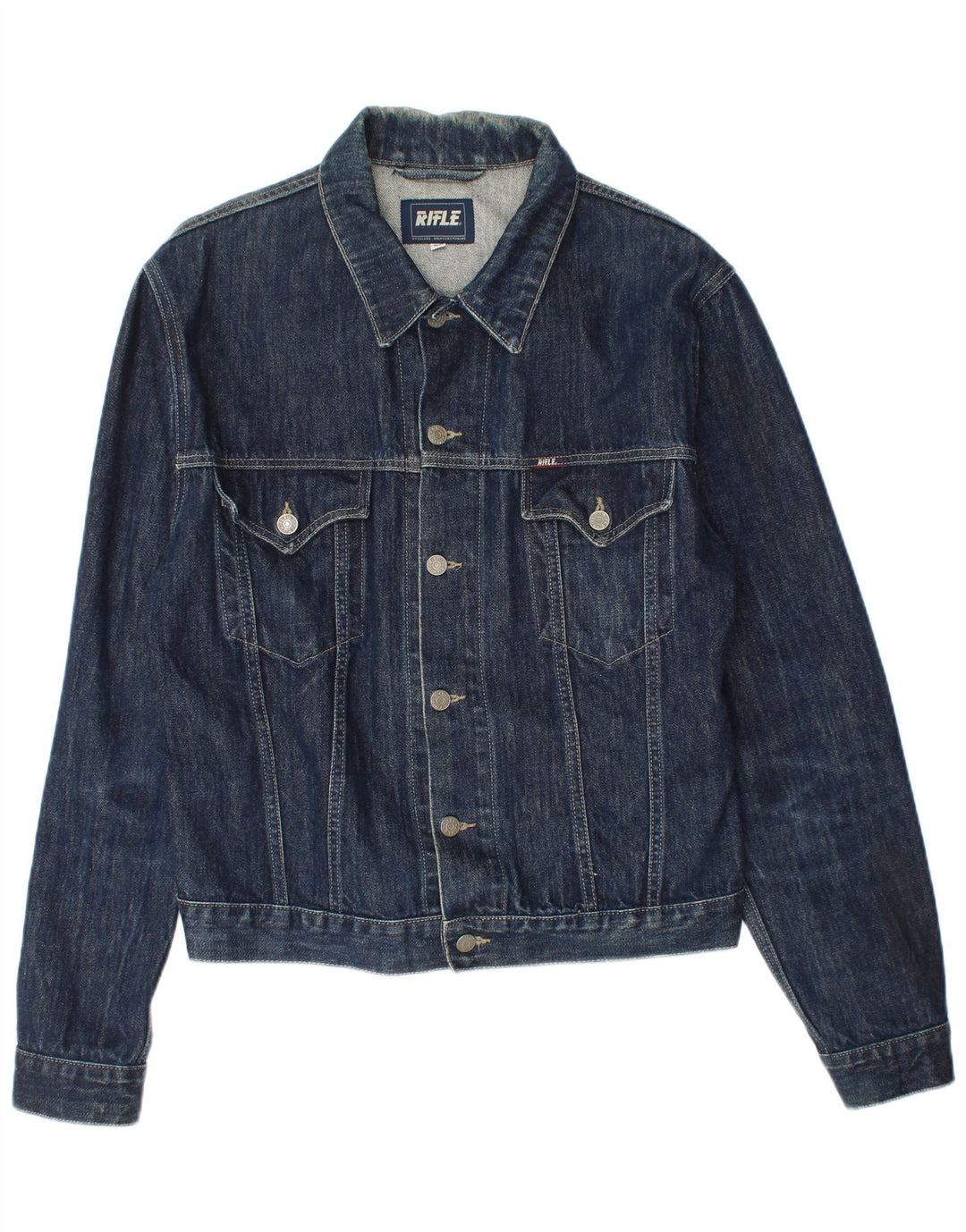 Damska kurtka dżinsowa RIFLE UK 18 XL, granatowa, bawełniana