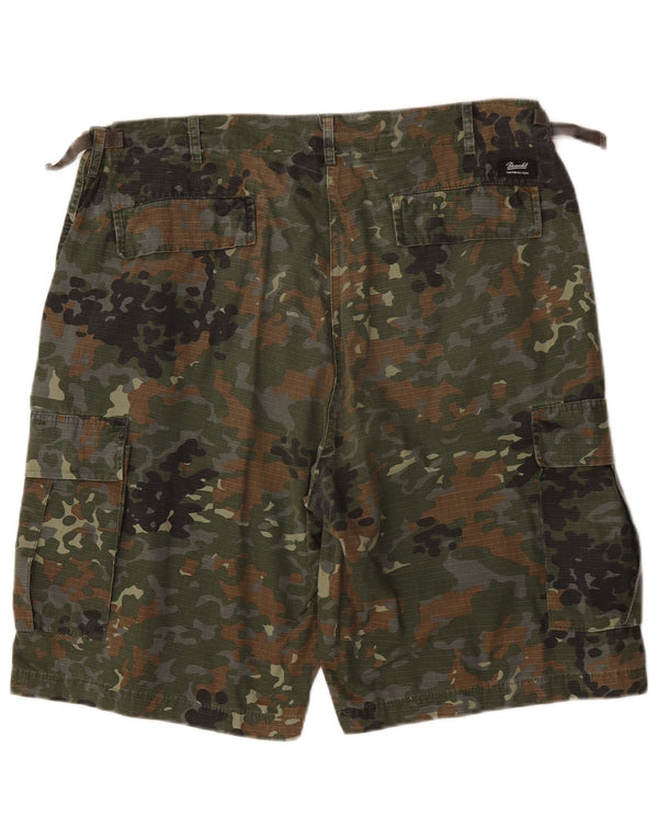 Męskie spodenki cargo Brandit 2XL W42 Khaki, bawełna w kamuflażu