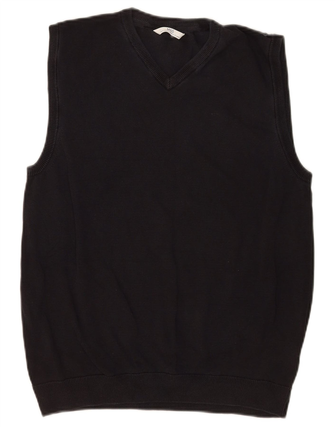 Tank top chłopięcy Marks & Spencer w kamizelce 14-15 lat, czarny, bawełniany