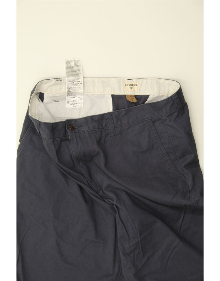 DOCKERS Mens Chino Shorts W33 Medium  Navy Blue Cotton Vintage Dockers and Second-Hand Dockers from Messina Hembry 