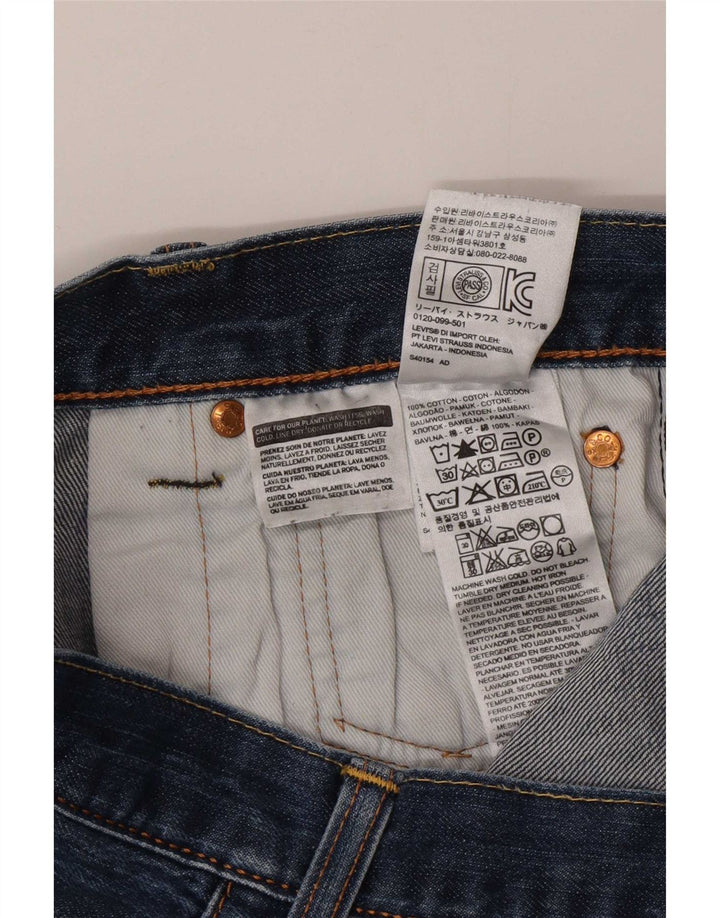 Męskie proste dżinsy Levi's W32 L30 Niebieskie bawełniane