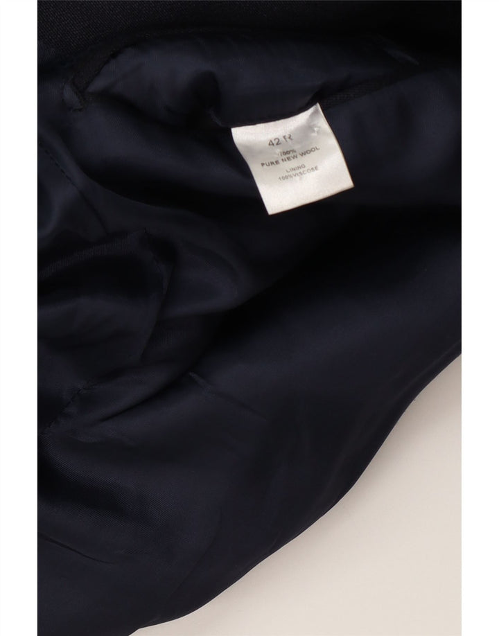 Vintage męski płaszcz UK 42 XL granatowa wełna