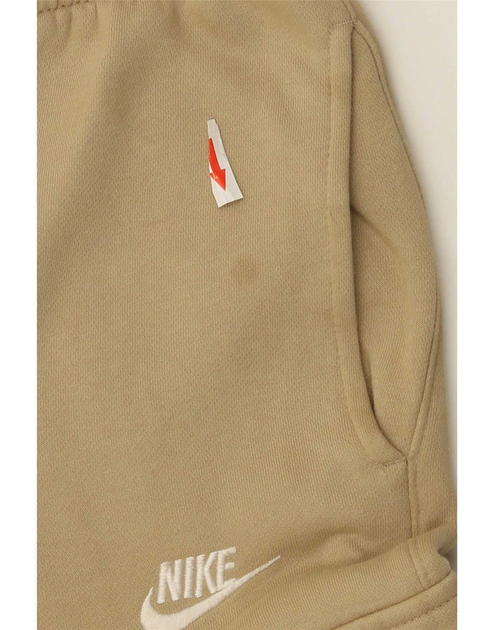Męskie spodnie dresowe Nike Cargo, małe, beżowe, bawełniane