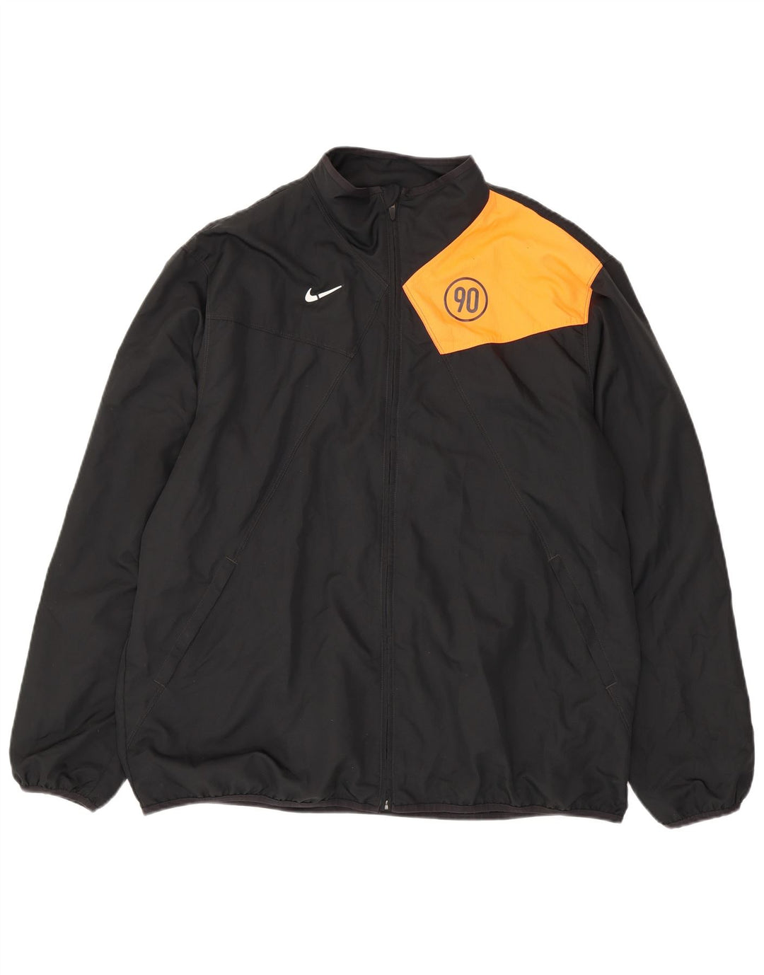 Męska kurtka dresowa Nike UK 45/47 XL Czarny poliester z blokami kolorów