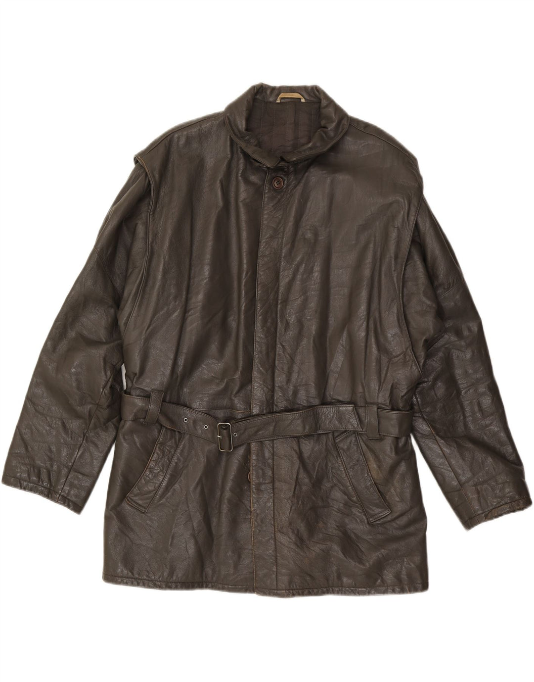 Męska kurtka skórzana PICCINI IT 54 2XL brązowa skóra