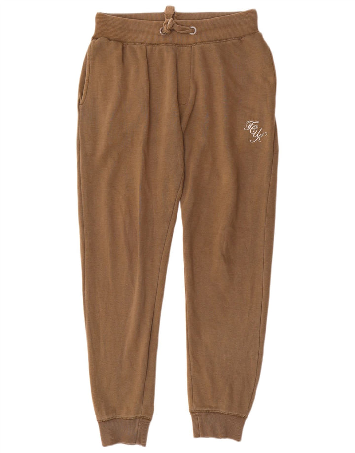 Męskie spodnie dresowe French Connection Joggery, średnia bawełna khaki