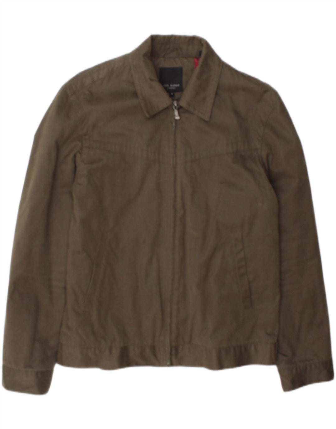 Męska kurtka bomberka Ted Baker, rozmiar 3, średnia, bawełniana khaki