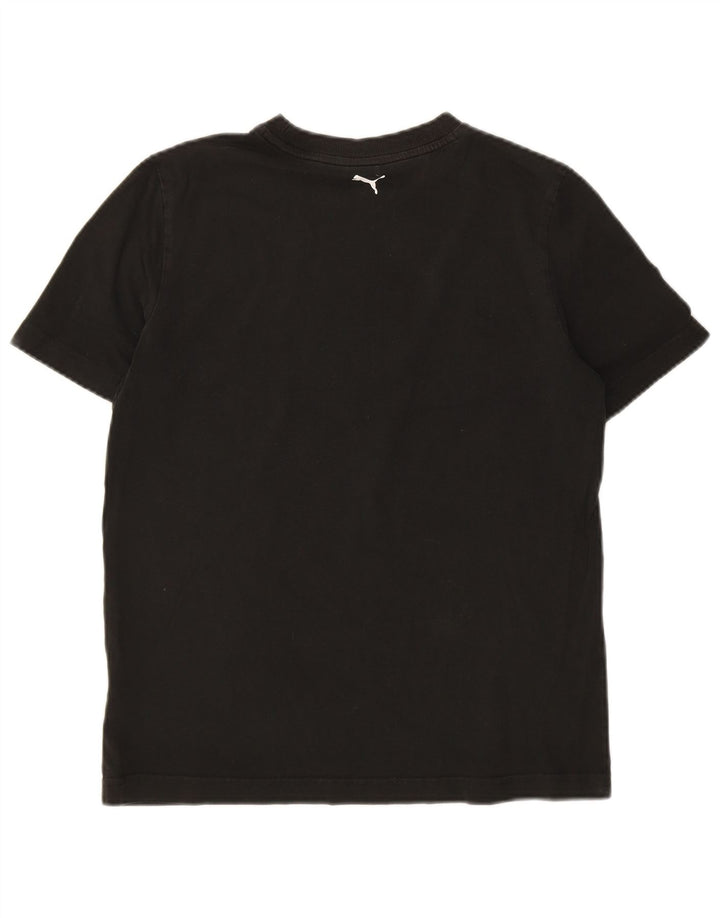 Chłopięcy T-shirt z grafiką Puma, 15-16 lat, czarny