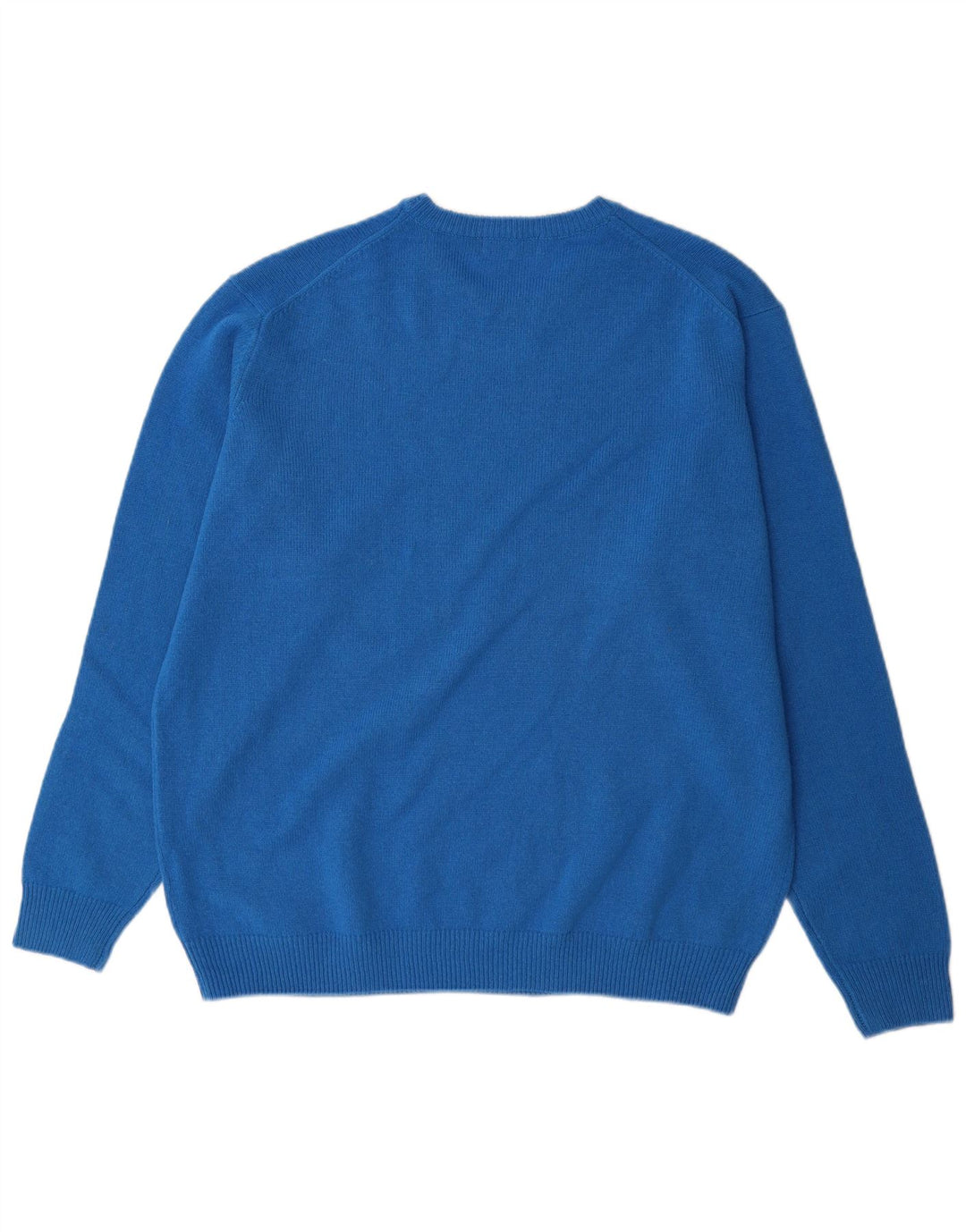 Męski sweter z okrągłym dekoltem James Pringle XL, niebieska wełna