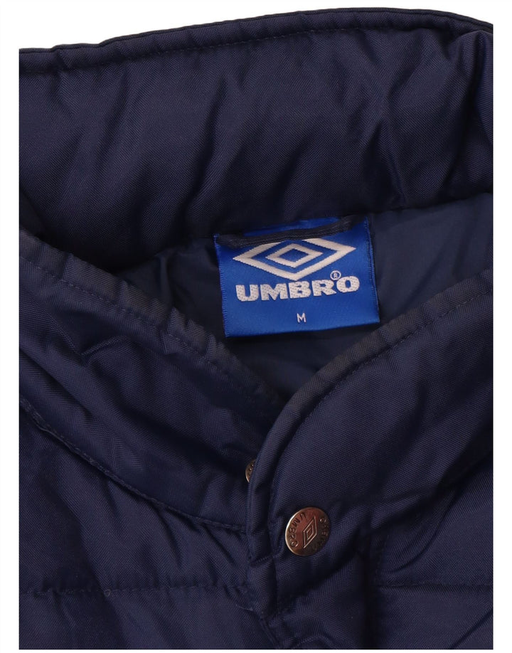 Męska wyściełana kurtka UMBRO Graphic UK 38 Średni granatowy nylon