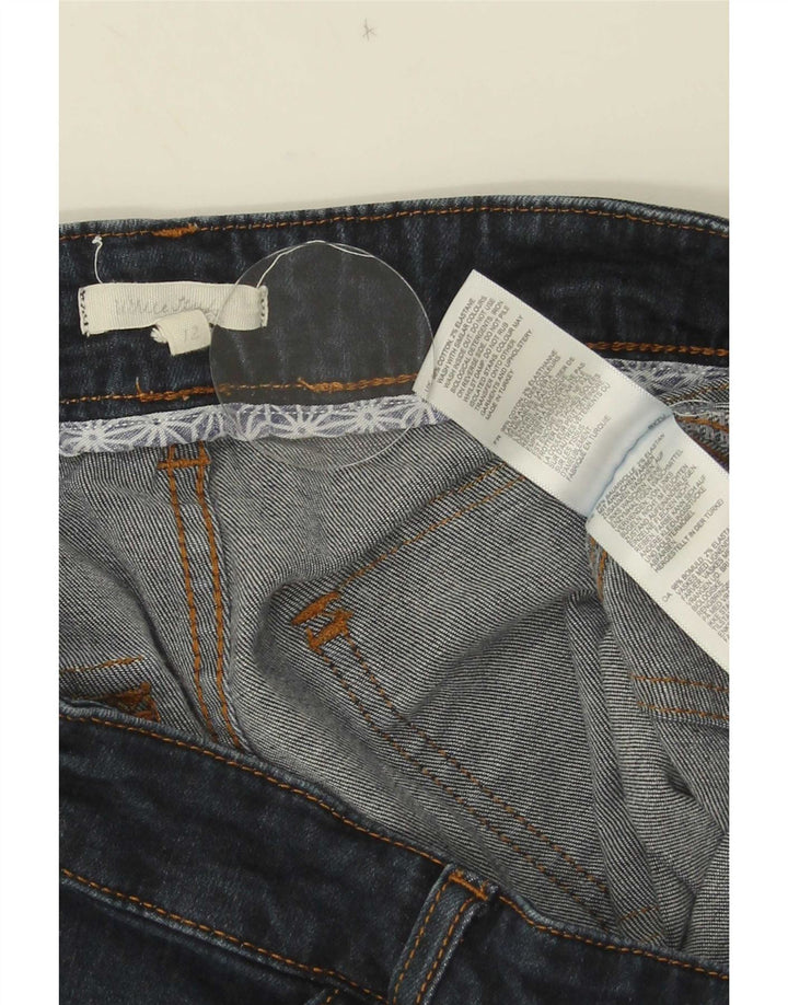 Damskie spodenki jeansowe White Stuff UK 12 Medium W30 Granatowa bawełna