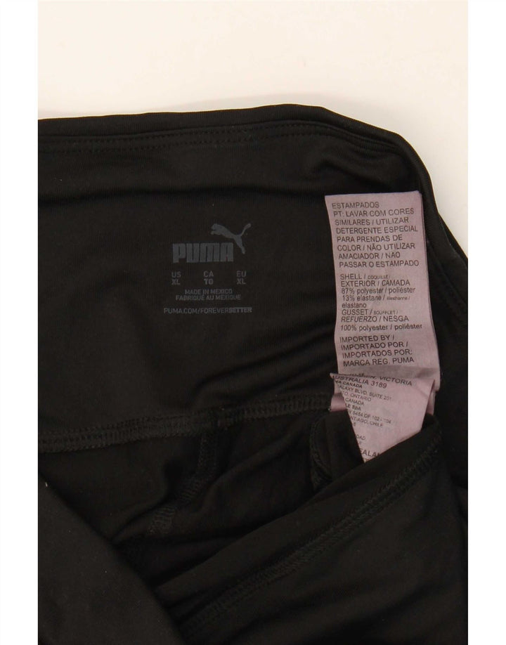 Damskie legginsy z grafiką Puma UK 18 XL, czarny poliester